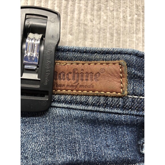 Machine Juniors Jeggings Size 9 Factory Destroyed Dark Wash - Picture 14 of 16